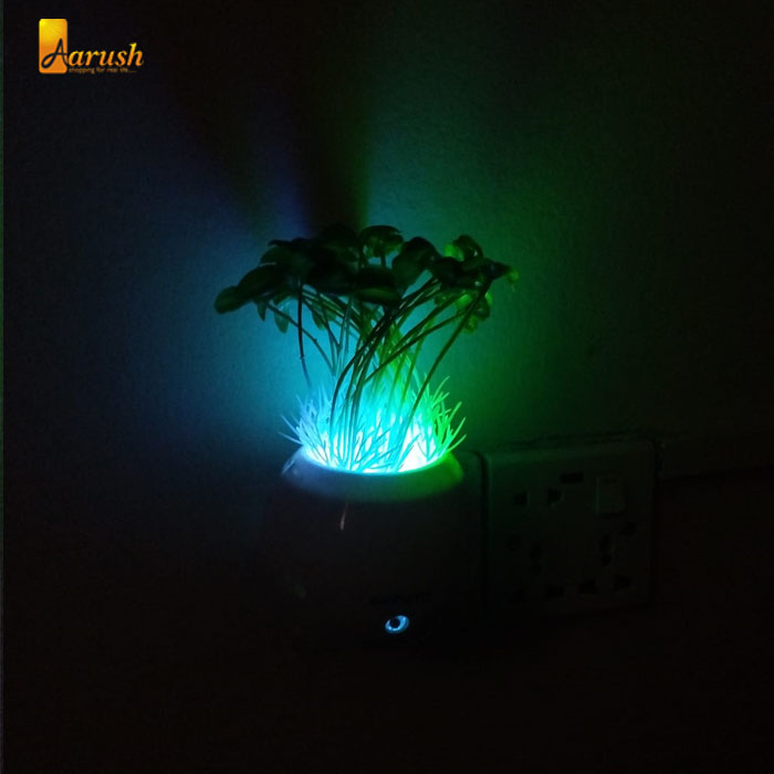 LED Mushroom Light With Light Sensor