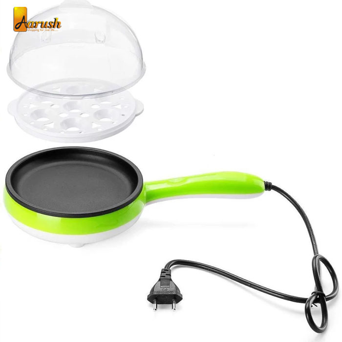 Multifunction Electric Egg Boiler and Non-Stick Frying Pan