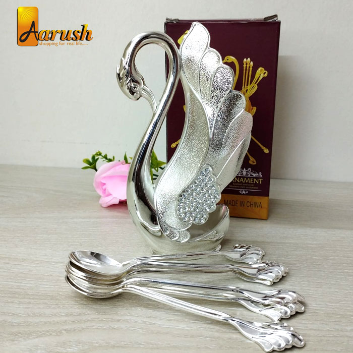 Swan Decorative Spoon Set