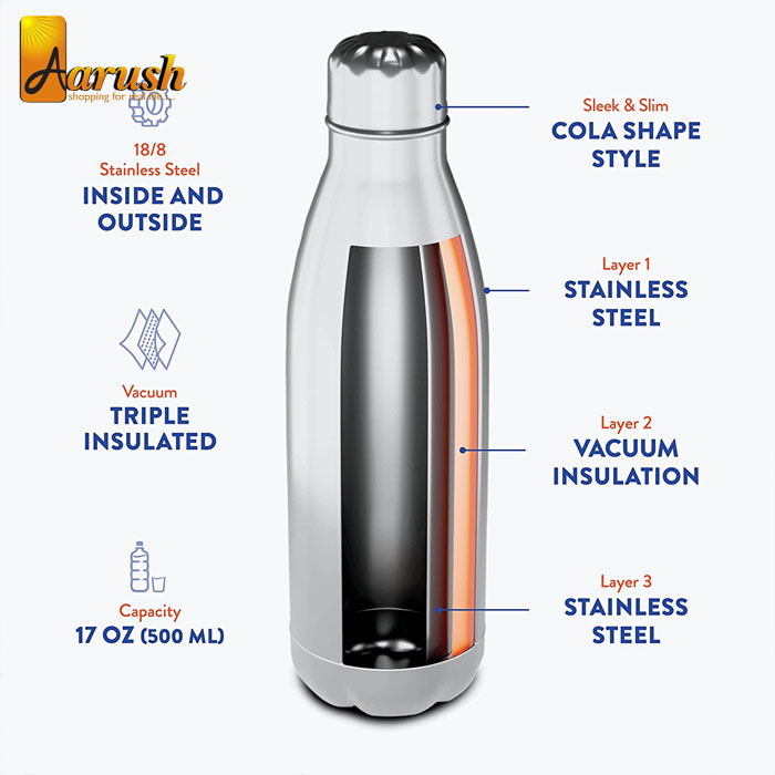 Premium Stainless Steel Water Bottle 500ml