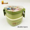 LULA 220ml 2 Layer Small Lovely Microwave Lunch Box For Children & Kids