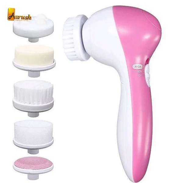 5 in 1 Multi-Function Beauty Care Facial Massager Skin Cleansing Brush