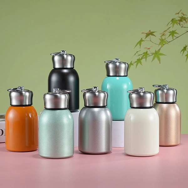 Portable 300ML Mini Thermal Flask Thermos Water Bottle with Double Layer Vacuum Flask For Coffee And Milk