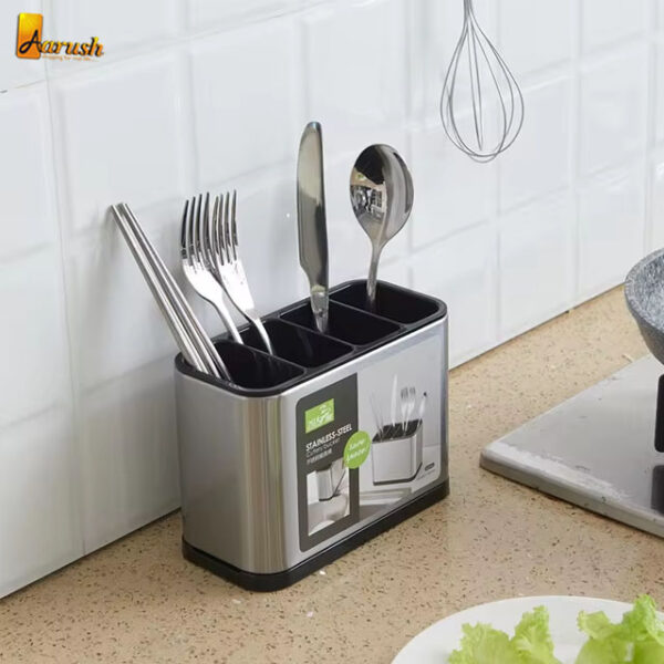 Stainless Steel Cutlery Holder