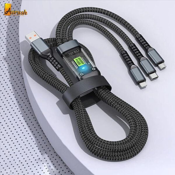 3 in 1 super fast charging cable