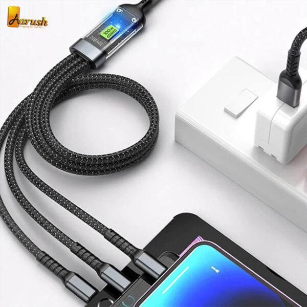 3 in 1 super fast charging cable