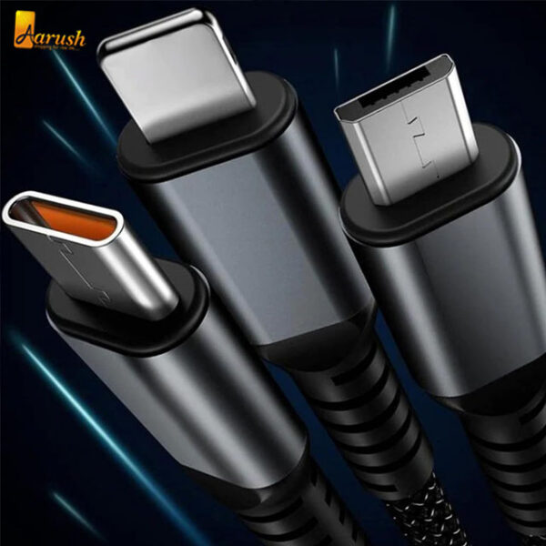 3 in 1 super fast charging cable