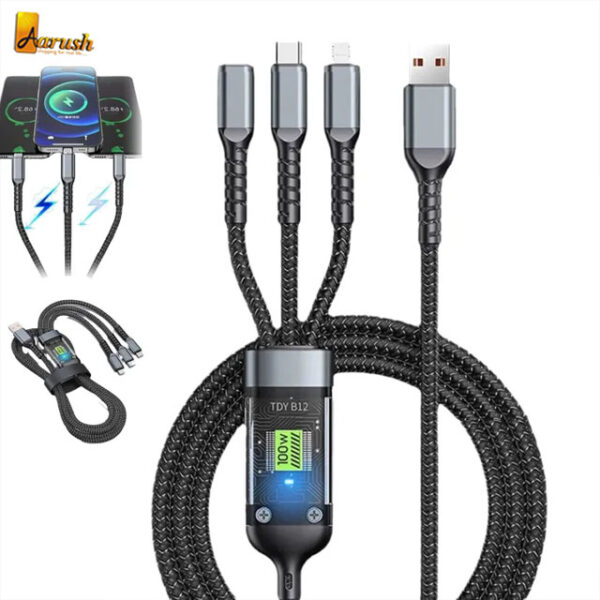 3 in 1 super fast charging cable