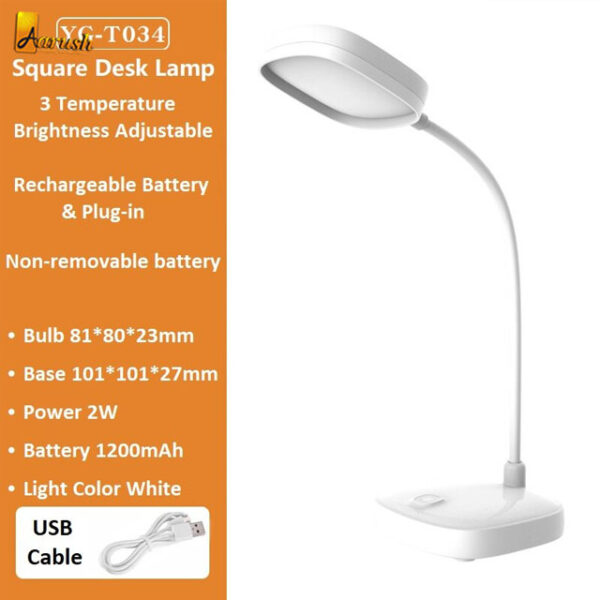 Rechargeable YAGE YG-T034 Table And Desk Lamp